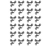 Artibetter Porte-Bouteilles Triple en Plastique Noir Léger, Clips de Sécurité pour Bouteilles de Bière et Vin, pour Fête, Lot de 24 Pièces