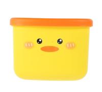 Artibetter Poubelle de Bureau de Petit Canard Mignon Créative Jaune en Plastique Résistante aux Chocks Capacité Modérée, Résistante aux Chocs, pour Salle de Bain ou Chambre