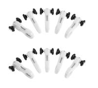 Artibetter Poulie de Rail de Rideau Cachée 100 Pièces Métal Plastique | Montage au Plafond Encastré, Double Roue à Billes Miniatures, Glisse Stable et Silencieuse