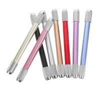 Artibetter Prolongateur de Crayon Double Tête en Métal avec Prise Lisse, Lot de 8 Pièces, Rallonge pour Crayon D'artiste, Accessoire Unique pour Bureau et Dessin