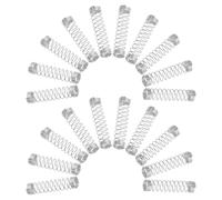 ARTIBETTER Ressort de Compression en Acier Inoxydable Mécanisme Rétractable Fluide, Pack de 100 Pièces pour Recharge de Stylo à Bille Argenté pour Projets de Réparation DIY