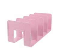 Artibetter Serrage-Livres de Bureau en Abs 4 Compartiments Robustes et Coins Arrondis, Organiseur de Livres Pratique pour Bureau et École, Système de Séparation Multi-grilles