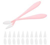 Artibetter Set de 2 Outils de Fusion de Surbrillance avec 20 Têtes de Remplacement en Abs et Latex, Pinceaux Éponge Absorbants pour Dessin et Esquisse, pour Artistes et Étudiants