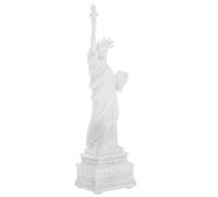 Artibetter Statue Figurine en Résine Synthétique Liberté Décoration Intérieure Unique et Réaliste Blanche pour Collection et Maison, Ornement de Table Élégant