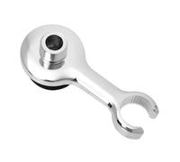 Artibetter Support de Pommeau de Réglable ABS Argenté pour Salle de Bain | Surface Lisse Polie, Ouverture D’installation D’environ 2cm, Hauteur Ajustable, pour Salon de Coiffure Couleur Aléatoire