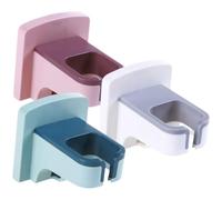 Artibetter Support Mural pour Chambre Adapté la Plupart des Modèles 3 Pièces pour Sèche-cheveux en ABS sans Perçage et Salon de Coiffure