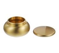Artibetter Urne Funéraire Pot Portable Multifonction Étanchéité en Cuivre Or Design Simple et Élégant pour et Parfum pour Maisons et Cimetières