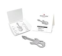 Article cadeau : ROMINOX Key Tool Guitare, 19 fonctions, Keytool Keytool Guitare, Electrique, Acier inoxydable Multitool avec description de fonction, Outil multifonction, Voyage ou vacances