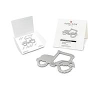Article cadeau : ROMINOX Outil à clé, tracteur, 18 fonctions, porte-clés, outil de décapage de chariot, outil multifonction en acier inoxydable + description des fonctions, outil multifonction, voyage