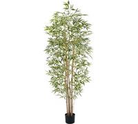 Article en bambou - Décoration d'intérieur - Aspect naturel - 210 cm - Vert