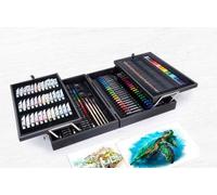 Artico Coffret d'art et de peinture 174 pièces Coffret d'artiste Coffret de peinture Couleurs acryliques