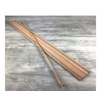 Artif Lot de 10 Baguettes Rondes, diam. 8 mm, Tige de 1 m de Long, Tourillon en Bois de hêtre Lisse