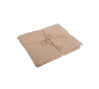 Artifetes Nappe Gaze DE Coton Lavable 1.3X2.4M Taupe Beige
