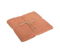 Artifetes Nappe Gaze DE Coton Lavable 1.3X2.4M Terracotta, Orange
