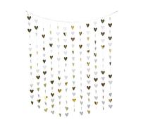 artifêtes Rideau Petits C URS 7CM 2X1.80M Blanc ET Or