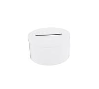 Artifetes URNE Tirelire Carton Ronde 23.5CM Blanc