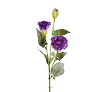 Artificielles.com - Lisianthus factice en tige H70cm D18cm 3 fleurs haut de gamme Lavande - couleur: Lavande