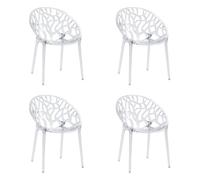 Artifo T | Lot de 4 - Chaise à quatre pieds Transparent
