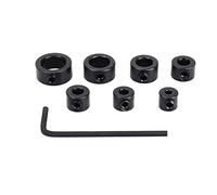 Artillery Colliers de Butée de Profondeur, 8 Pieces Butées de Profondeur de Foret Butées de Forage avec Clé Hexagonale(3-12 mm)