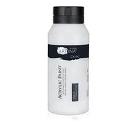 Artina peinture acrylique pour artistes fortement pigmentée séchage rapide | 1000ml blanc titane brillante avec grande opacité Couleur Pigmentées tube professionnel blanche artiste vives toile Crylic