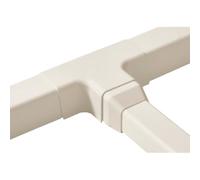 Artiplastic Dérivation en T pour Goulotte 140x90 mm - Raccord en T pour Canalisation de Climatiseurs Mono - Dual - Trial - Quadri Split, PVC, Blanc Ral 9010-1 Pièce