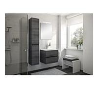 Artiqua Série 827 Ensemble de meubles de salle de bain 80 cm BLOCK-827-81-1C Lavabo avec meuble bas, chêne castello