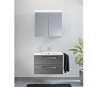 Artiqua Série 843 Meubles - Ensemble avec armoire de toilette 75 cm 843B237528 Lavabo avec meuble bas, structure Graphit
