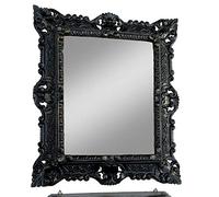 artissimo 3047 Miroir mural, style baroque, antique, rococo, 45 x 38 cm, décoration murale, style gothique, noir