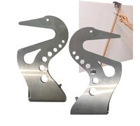 Artist Hand Support Bridge Metal Wrist Rest Stand | Adjustable Easel Hand Rest Support Bar, Self-Locking Gravitys Artist Wrist Stand With Adjustable Height & Angle For Drawing, Sketching,Artwork