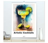 Artistic cocktails (High Quality Premium Wall Calendar 2027 DIN A2 portrait),CALVENDO 12 Month Wall Calendar: Discover a world of unique and creative ... eyes with the Artistic Cocktails calendar.