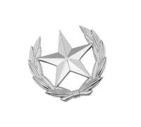 Artistique Récolte Symbole Broche Métal Étoile Blé | Emblèmes décoration élégante broche étoile de blé pour vêtements et sacs