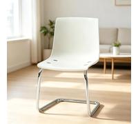 Artiz Chaise De Salle À Manger en Acrylique Transparent, | Chaises De Cuisine Modernes, Chaises Cantilever Sans Accoudoirs Avec Piètement Chromé, Pour Cuisine, Salle