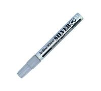 Artline 46170 Marqueur pointe moyenne économique permanent tous supports corps métal encre pigmentée résiste eau 2,3 mm Argent Assorties