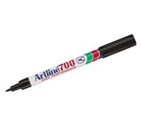 Artline 700 Lot de 12 marqueurs permanents à pointe d'ogive 0,7 mm Noir