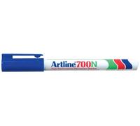 Artline 700 Lot de 12 marqueurs permanents à pointe ogive fine 0,7 mm Bleu