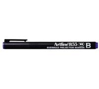 Artline 855 Lot de 12 marqueurs permanents pour rétroprojecteur Overhead Projection, pointe fine 3,8 mm Violet