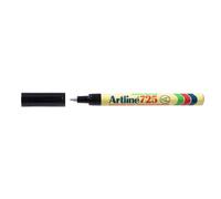 Artline Fine Point Black Permanent Marker Superfine Plastic Nib Box of 12