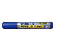 Artline Lot de 12 marqueurs pointe ogive à encre effaçable Bleu 2,0 mm