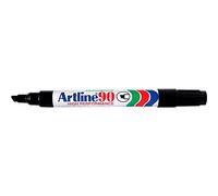 ARTLINE Lot de 3 Marqueurs "90" permanent indélébile pointe biseautée 2 & 5 mm noir