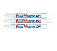 ARTLINE Lot de 3 Marqueurs Paint 400 XF permanent indélébile pointe conique 2,3 mm blanc