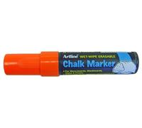 Artline Lot de 6 marqueurs à craie liquide et à pointe large Orange 12 mm