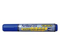 ARTLINE Lot de 6 Marqueurs "Dry Safe" "517" effaçable à sec pointe conique 2 mm bleu
