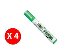 Artline Marqueur Chemise - Vert Fluo - Paquet De 4 Pcs.