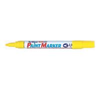 Artline Marqueur Paint 400 Xf Permanent Indélébile Pointe Conique 2,3 Mm Jaune