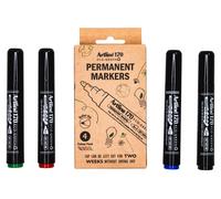 Artline - Marqueurs permanents 170 Eco Round, taille M, lot de 4 | 12 pièces