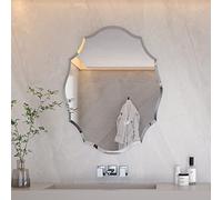 Artloge Grand Miroir Ovale Mural Décoratif - Design pour Salon, Chambre, Salle de Bain, Entrée - 81x63cm