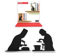 Artori Design Serre-Livres | Deux cuisiniers en métal Noir | Serre-Livres pour Livres de Cuisine/Cadeaux pour Les Chefs