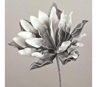 artplants.de Agave Artificiel DANINA, Gris, 35cm, Ø30cm | Plante succulente Agave décoratif