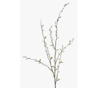 artplants.de Branche de Saule Artificielle avec Chatons, 55 Chatons, 24 Feuilles, 120cm - Saule Artificiel - Branche décorative