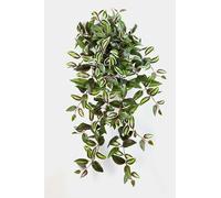 artplants.de Plante Artificielle Tradescantia zebrina Artificiel Pancho | Vert - Violet - Plante Artificielle tombante - Buisson Artificiel